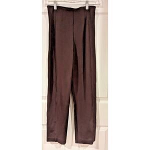 Express Columnist Brown High‎ Waisted Wide Leg Cropped Dress Pants